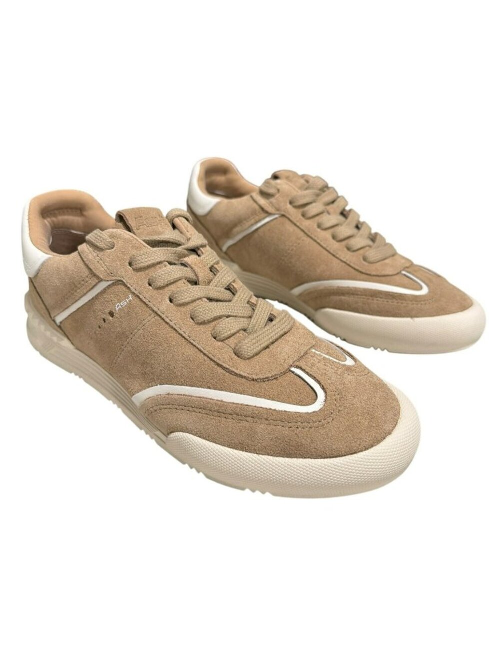 Ash Podium Suede Brown Womens Sneakers Size 38 8 New